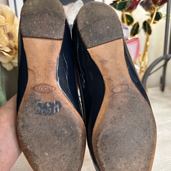 Tod's Women's Black Patent Leather Loafers - Picture 4 of 5